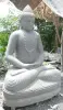 Artikelbild 1 des Artikels “Sitzender Buddha aus Flussstein in Dhyana-Stellung - Geste der Meditation, H. 190 CM “